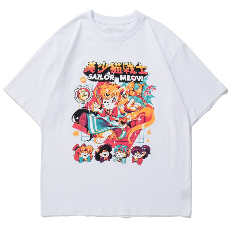 "Sailor" Graphic Unisex Streetwear Vintage Women Men Y2K T-Shirt