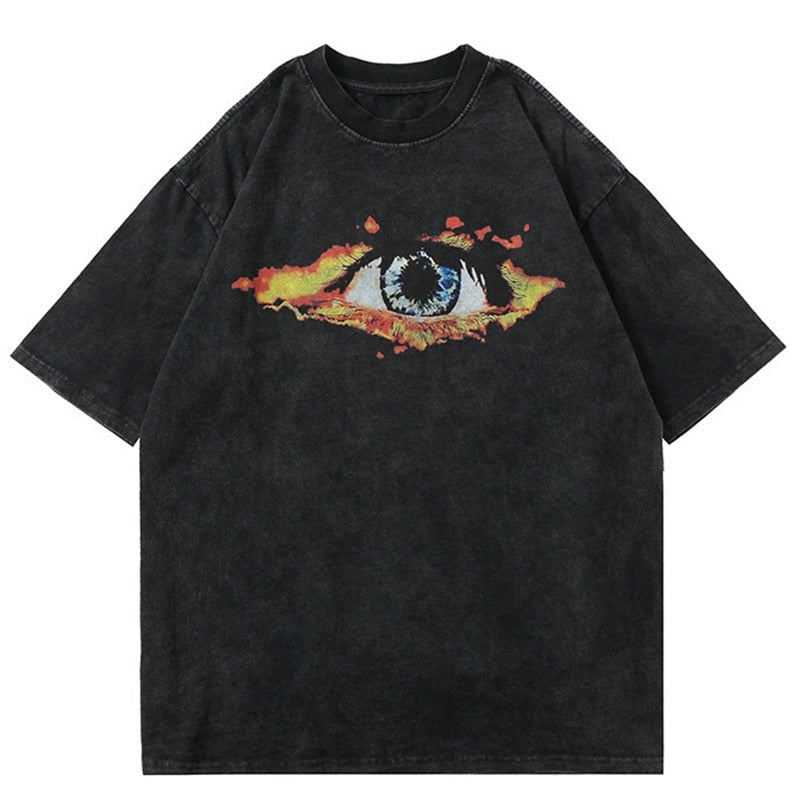 "Beyond The Hidden Eye" Graphic Unisex Streetwear Vintage Women Men Y2K T-Shirt