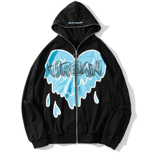 "Urban Culture" Graphic Unisex Streetwear Vintage Women Men Y2K Hoodie