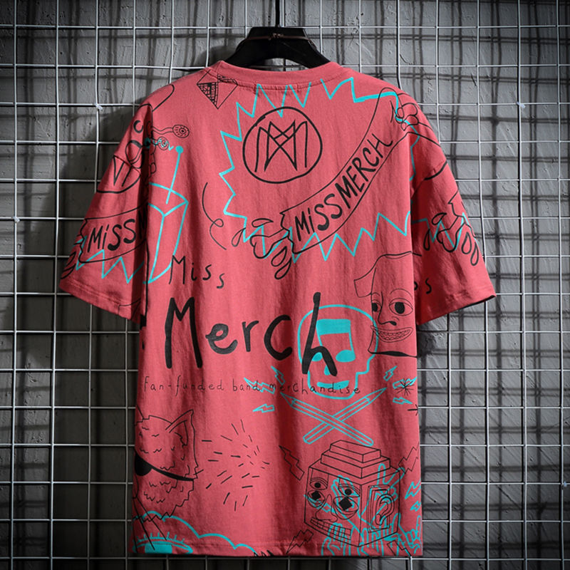 "Merca" Graphic Unisex Streetwear Vintage Women Men Y2K T-Shirt