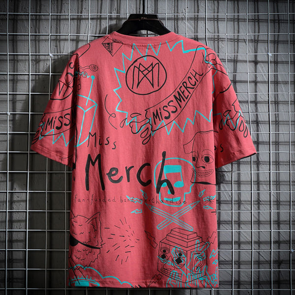 "Merca" Graphic Unisex Streetwear Vintage Women Men Y2K T-Shirt