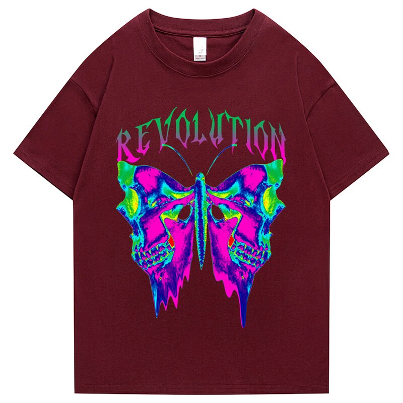 “Blind Wings" Graphic Unisex Streetwear Vintage Women Men Y2K T-Shirt