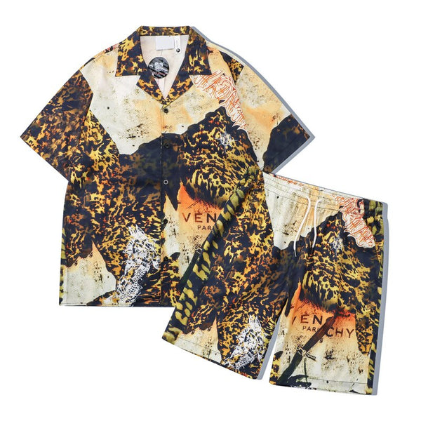 "Tyson" Graphic Unisex Streetwear Vintage Women Men Y2K Button Up Shirt