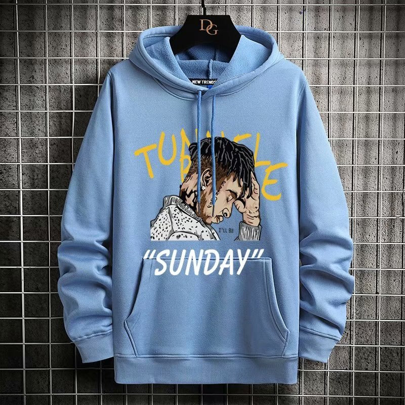 "Sunday Headace" Graphic Unisex Streetwear Vintage Women Men Y2K Hoodie