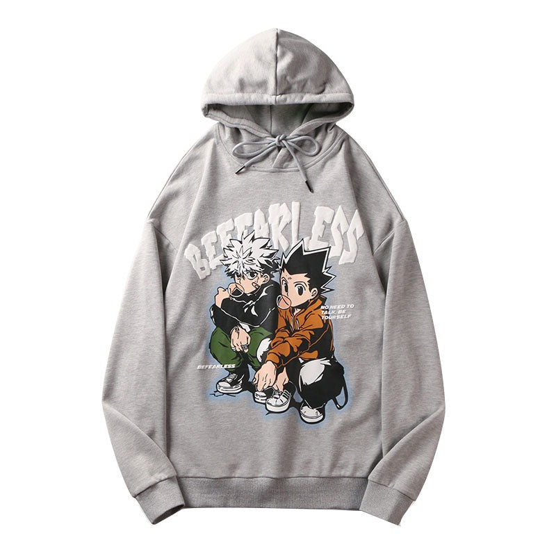 "Just Fearless" Unisex Men Women Streetwear Graphic Hoodie