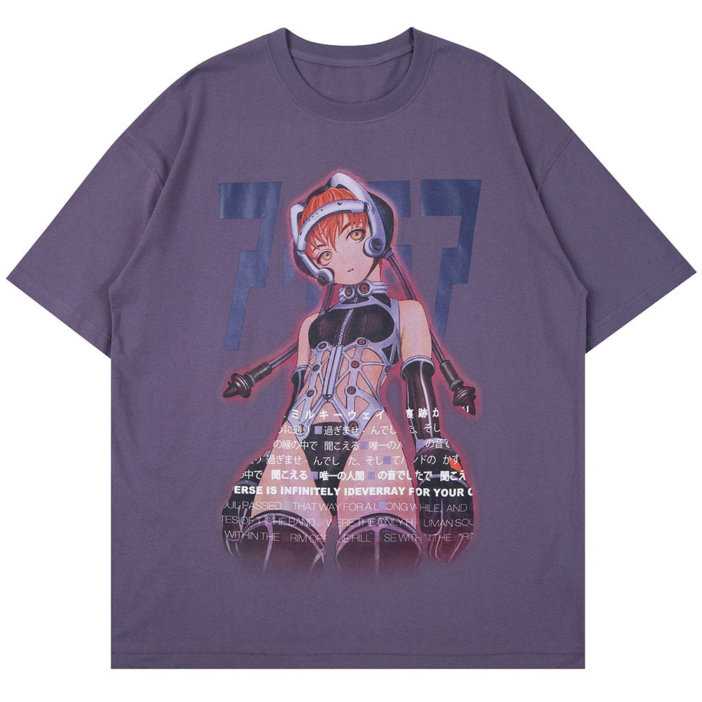 "Power Girl" Men Women Streetwear Unisex Graphic T-Shirt