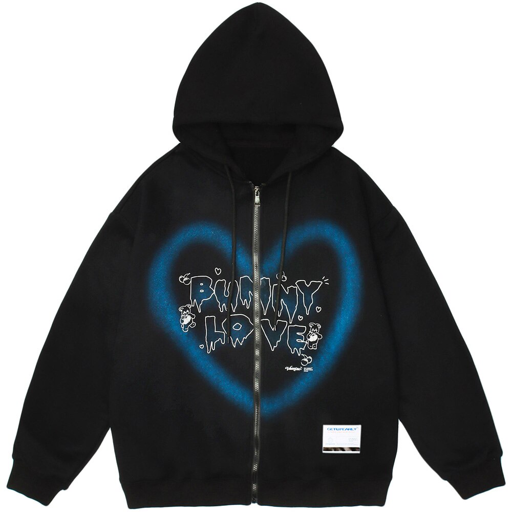 "Funny Feelings" Graphic Unisex Streetwear Women Men Y2K Hoodie