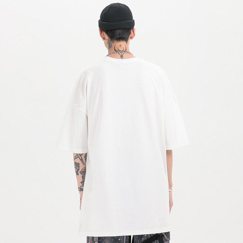 "Blue Smoke" Graphic Unisex Streetwear Vintage Women Men Y2K T-Shirt