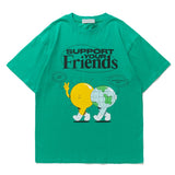 "Our Friends" Graphic Unisex Streetwear Vintage Women Men Y2K T-Shirt