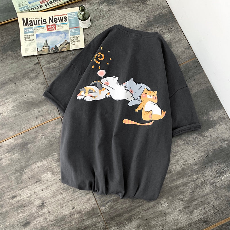 "Friendly One" Graphic Unisex Streetwear Women Men Y2K T-Shirt