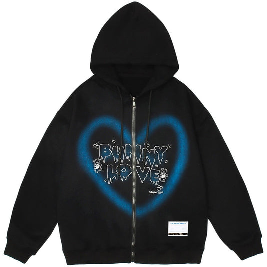 "Funny Feelings" Graphic Unisex Streetwear Women Men Y2K Hoodie