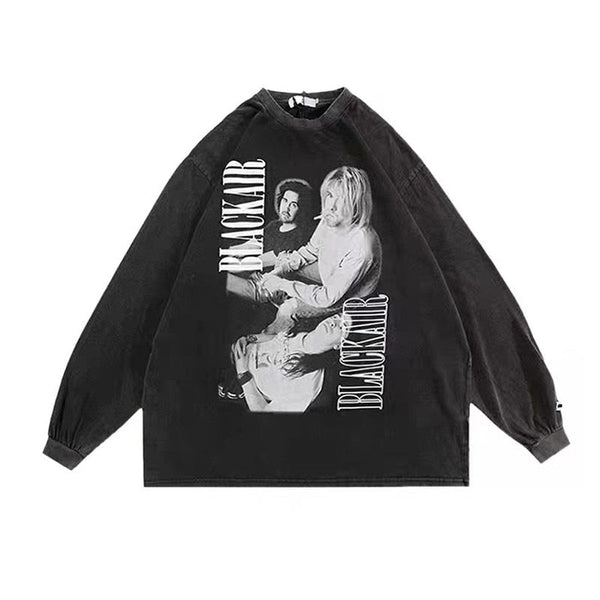 "King of Streets" Graphic Unisex Streetwear Vintage Women Men Y2K Sweatshirt