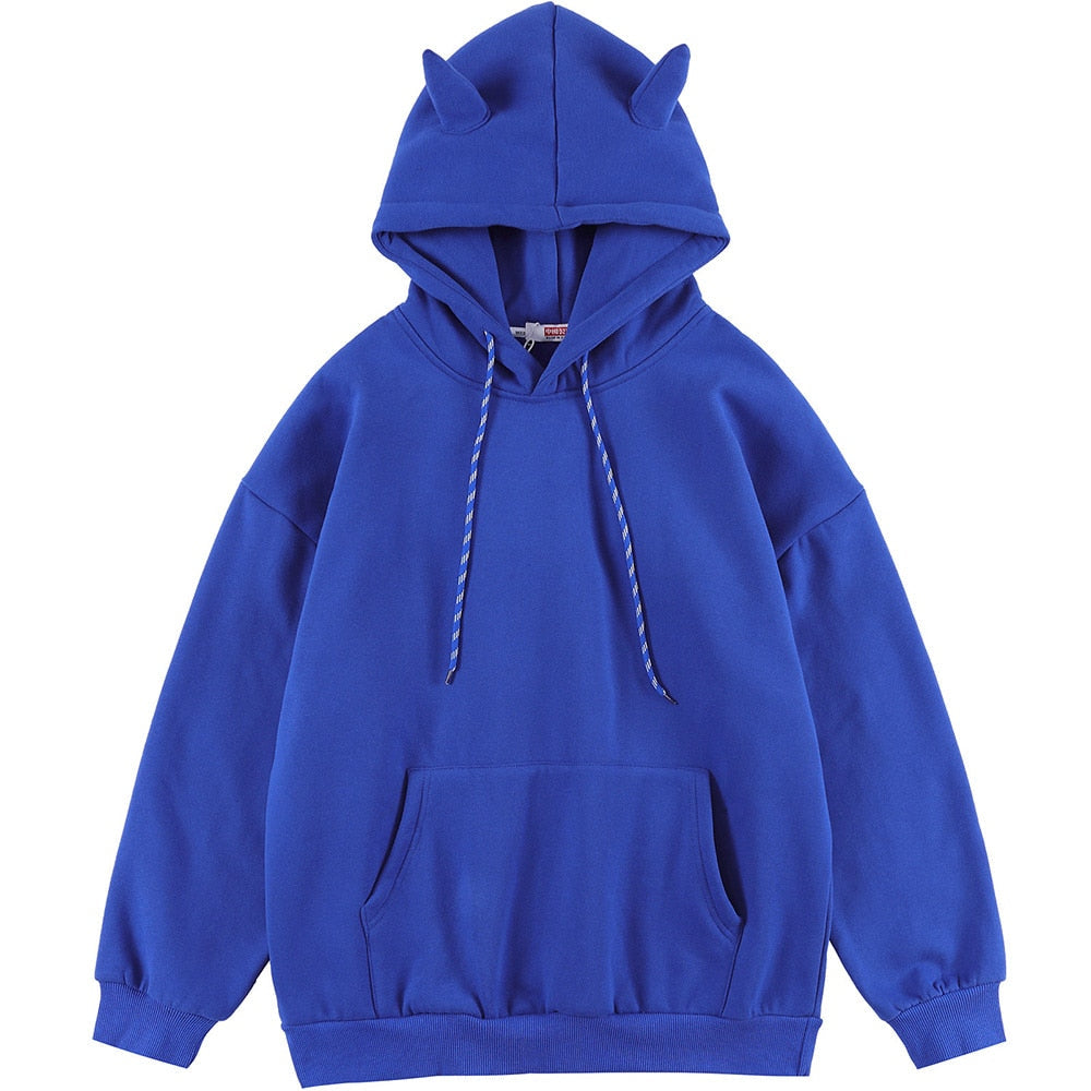 "With Wings" Graphic Unisex Streetwear Vintage Women Men Y2K Hoodie