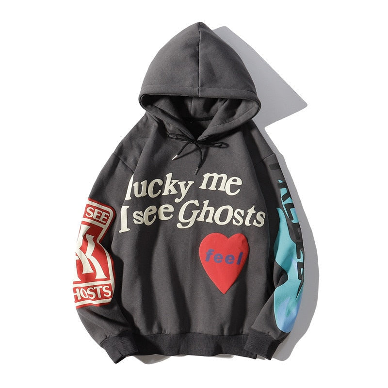 Oversized vintage hoodie with gothic and Y2K graphic design, relaxed streetwear silhouette, and retro urban aesthetic built for daily wear and layered outfits.