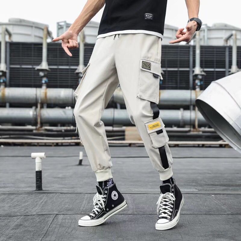 "Boxed In" Streetwear Hip Hop Unisex Tactical Joggers