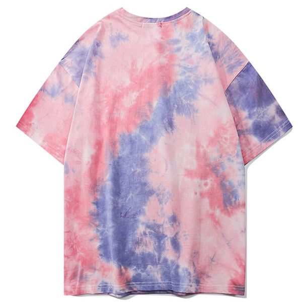 "Tie Dye" Graphic Unisex Streetwear Vintage Women Men Y2K T-Shirt