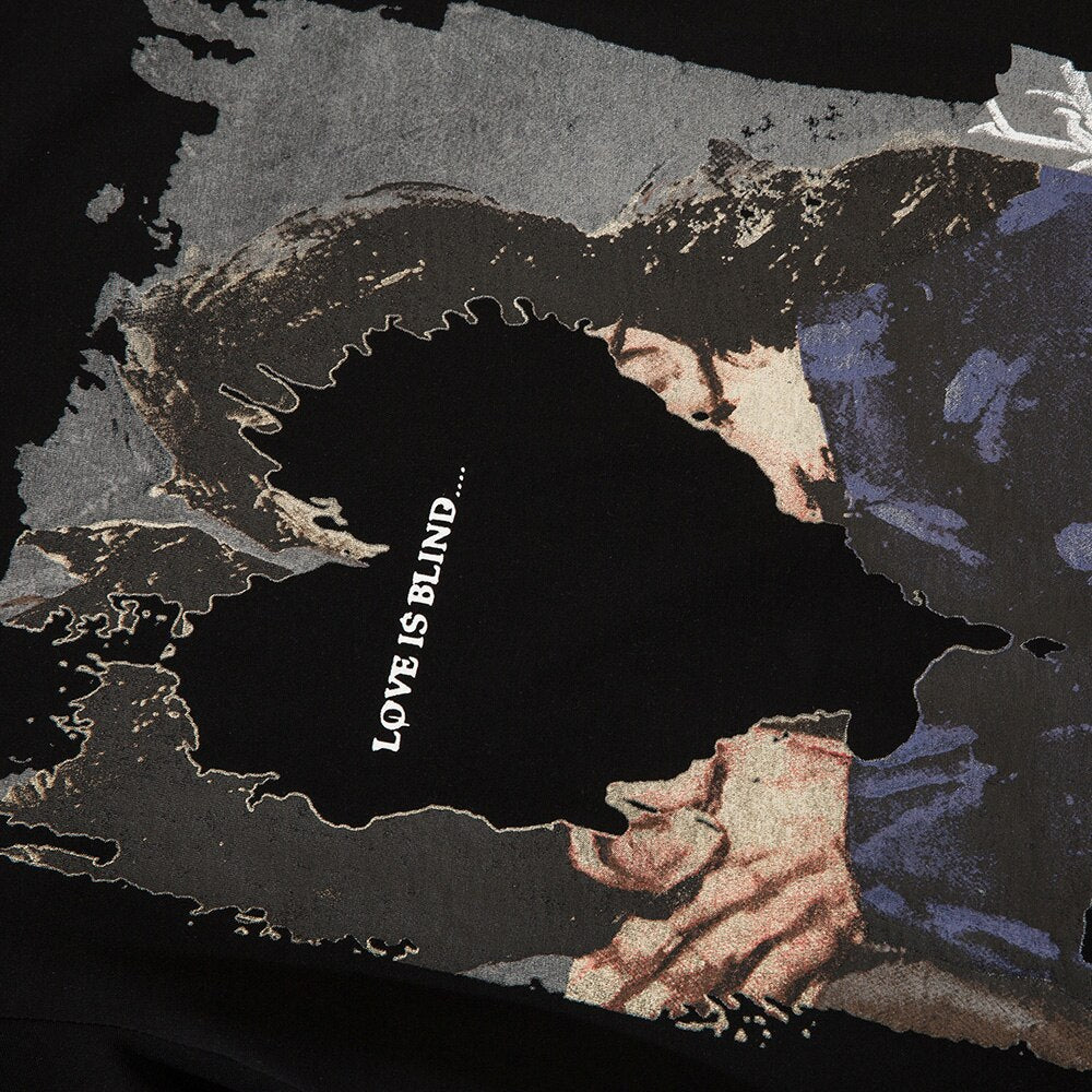 "Love Is Lost" Graphic Unisex Streetwear Vintage Women Men Y2K T-Shirt