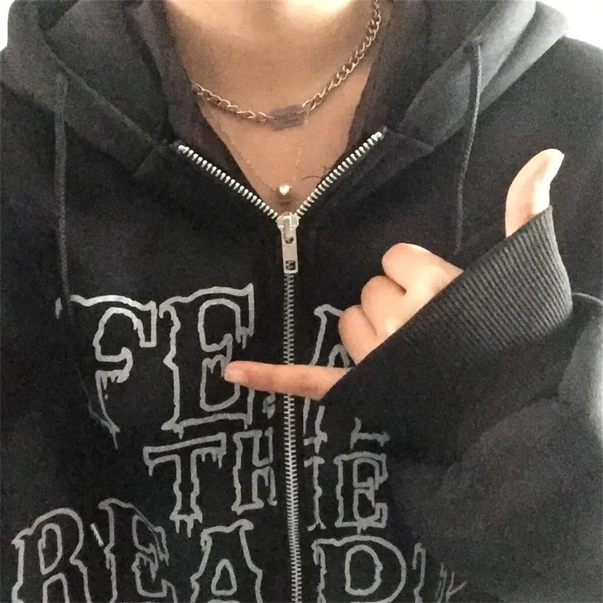 "The Reaper" Unisex Men Women Streetwear Graphic Hoodie