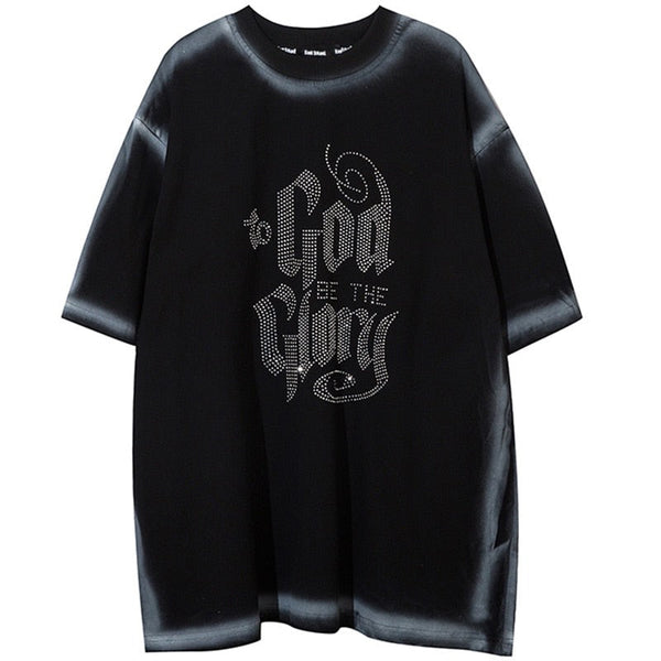 "God of Glory" Graphic Unisex Streetwear Women Men Y2K T-Shirt