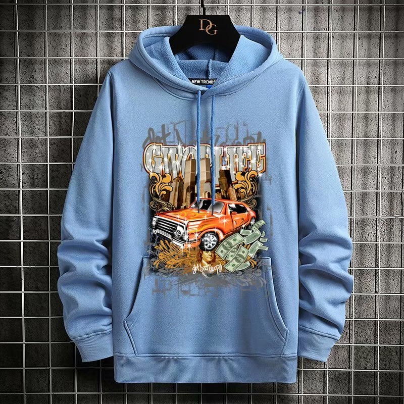 "Fast Route" Unisex Men Women Streetwear Graphic Hoodie