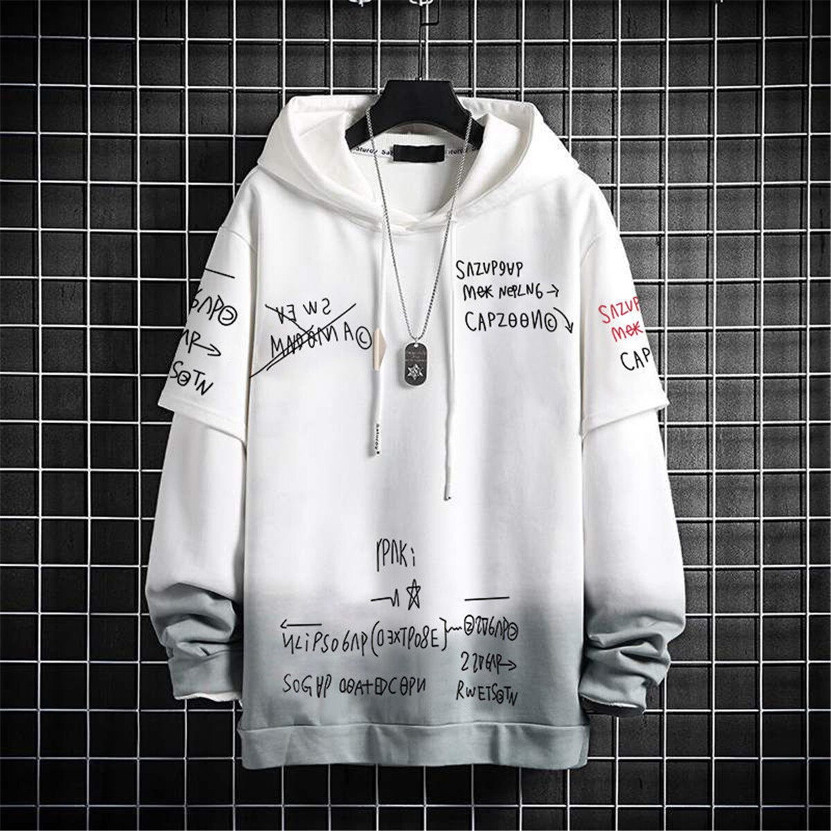 "Street Life" Graphic Unisex Streetwear Vintage Women Men Y2K Hoodie