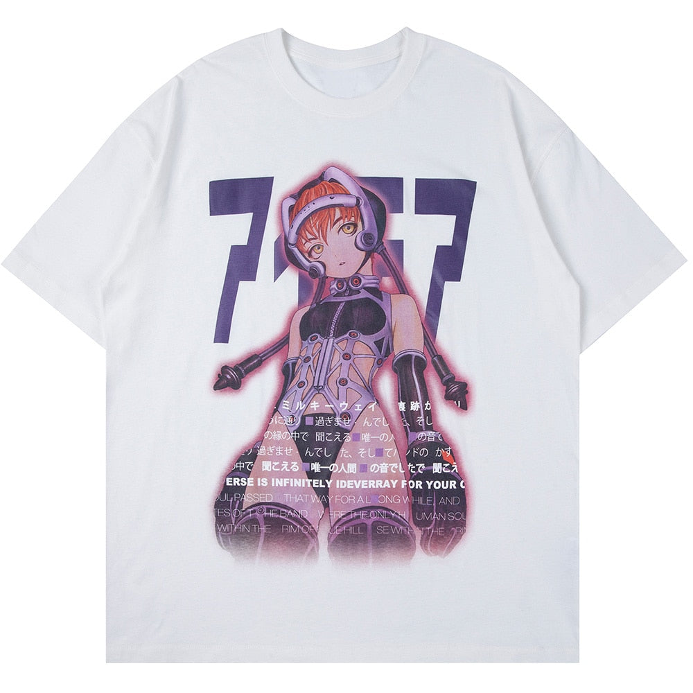 "Power Girl" Men Women Streetwear Unisex Graphic T-Shirt