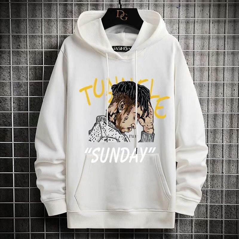 "Sunday Headace" Graphic Unisex Streetwear Vintage Women Men Y2K Hoodie