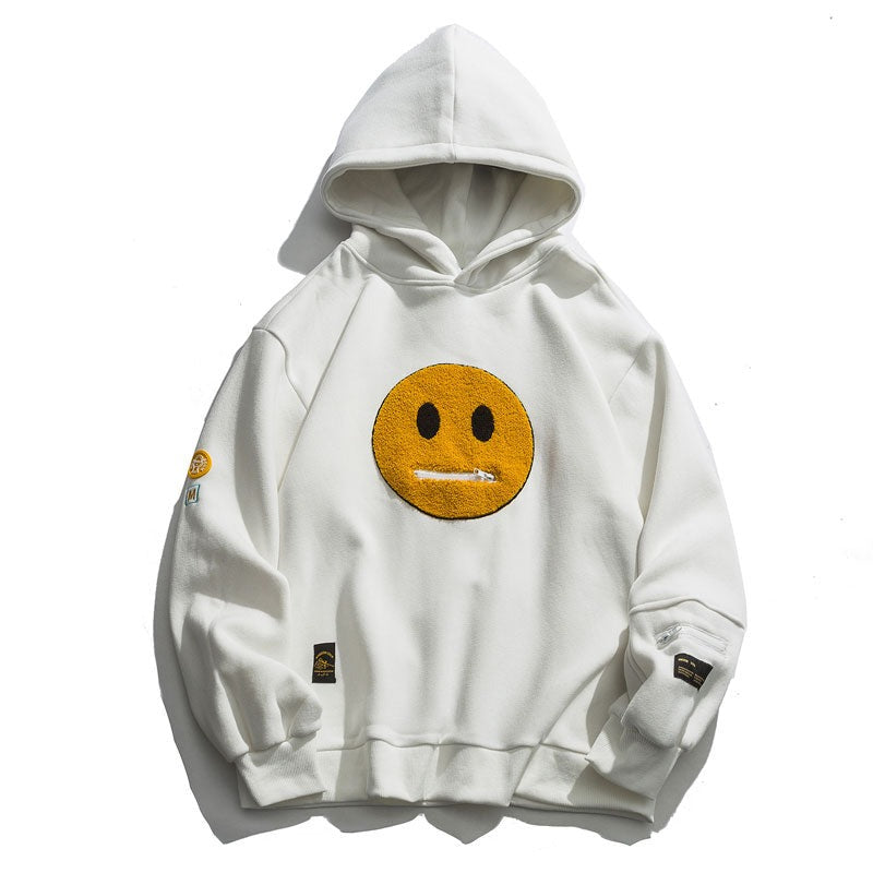 "Mr Smiley" Graphic Unisex Streetwear Vintage Women Men Y2K Hoodie