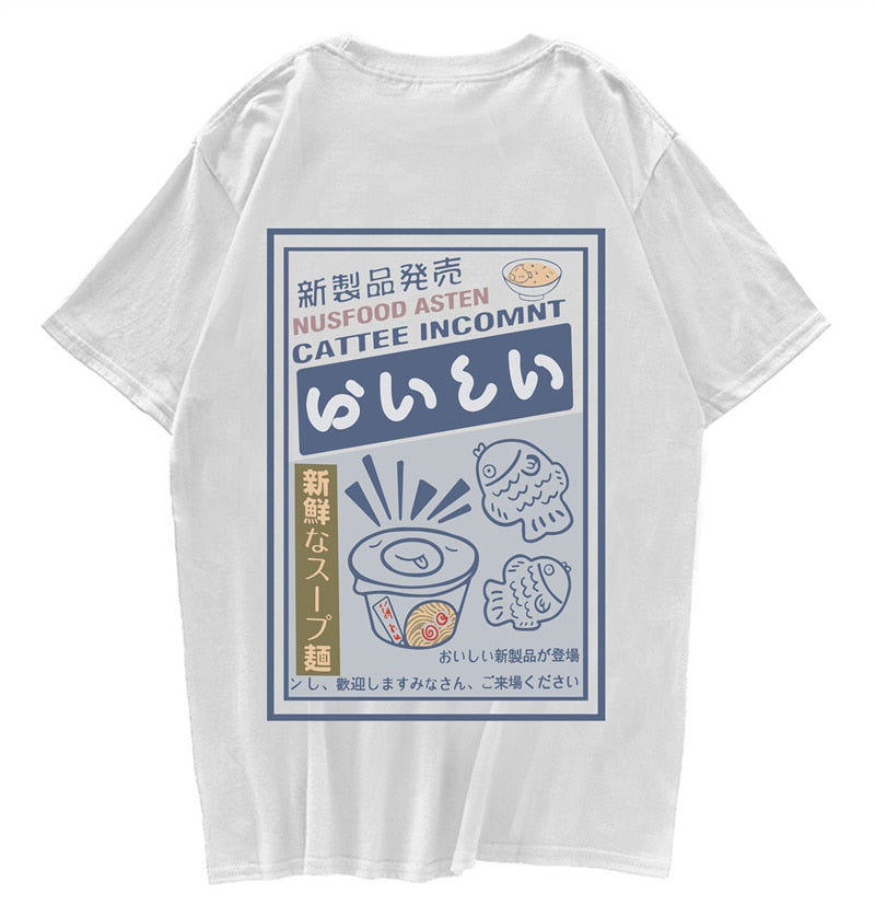 "Instant Cooking" Graphic Unisex Streetwear Vintage Women Men Y2K T-Shirt