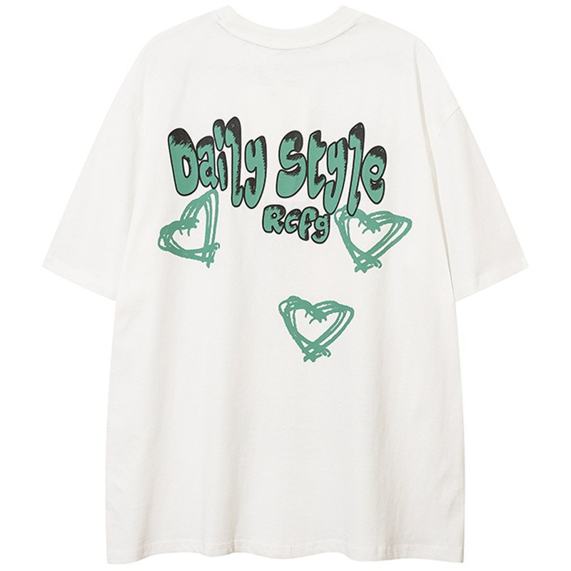 "Falling Down" Unisex Men Women Streetwear Graphic T-Shirt