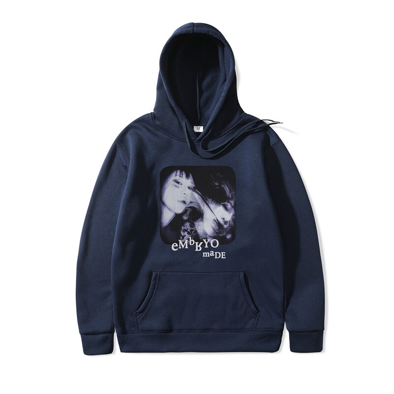 "Smokey Made" Graphic Unisex Streetwear Vintage Women Men Y2K Hoodie