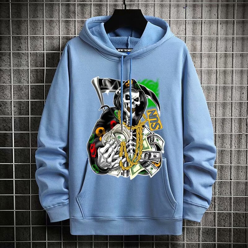 "Cash Made" Unisex Men Women Streetwear Graphic Hoodie