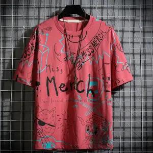 "Merca" Graphic Unisex Streetwear Vintage Women Men Y2K T-Shirt