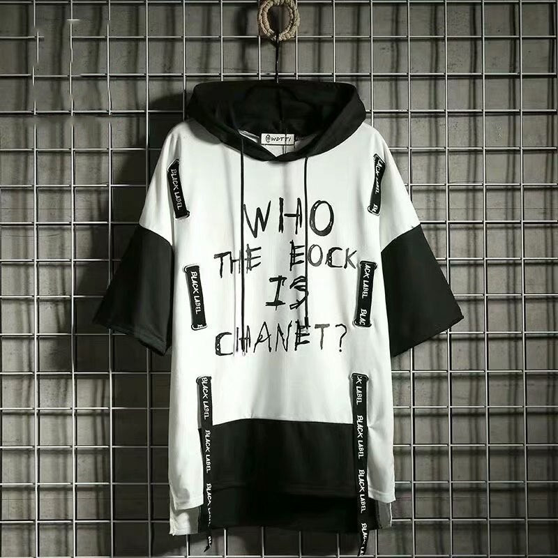 "Who Is There" Graphic Unisex Streetwear Vintage Women Men Y2K Hoodie