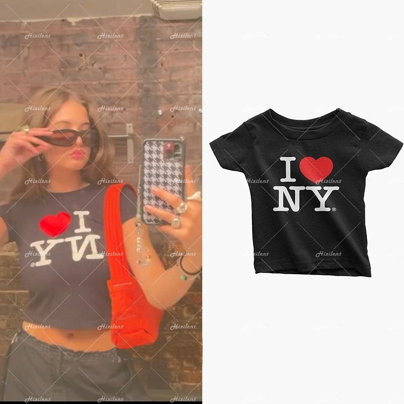 "The Big City" Graphic Unisex Streetwear Vintage Women Men Y2K T-Shirt