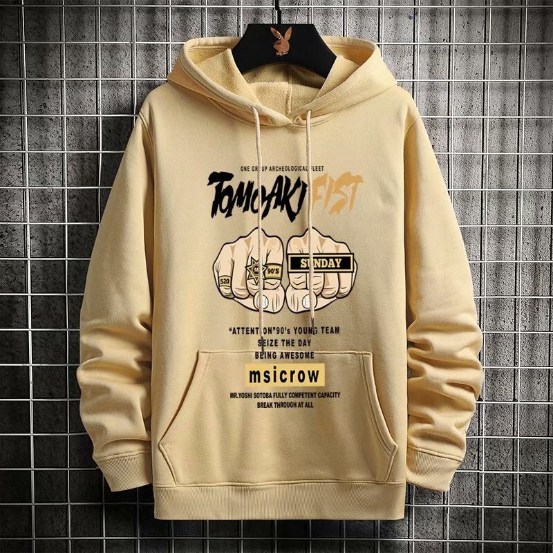 "Right Punch" Graphic Unisex Streetwear Vintage Women Men Y2K Hoodie