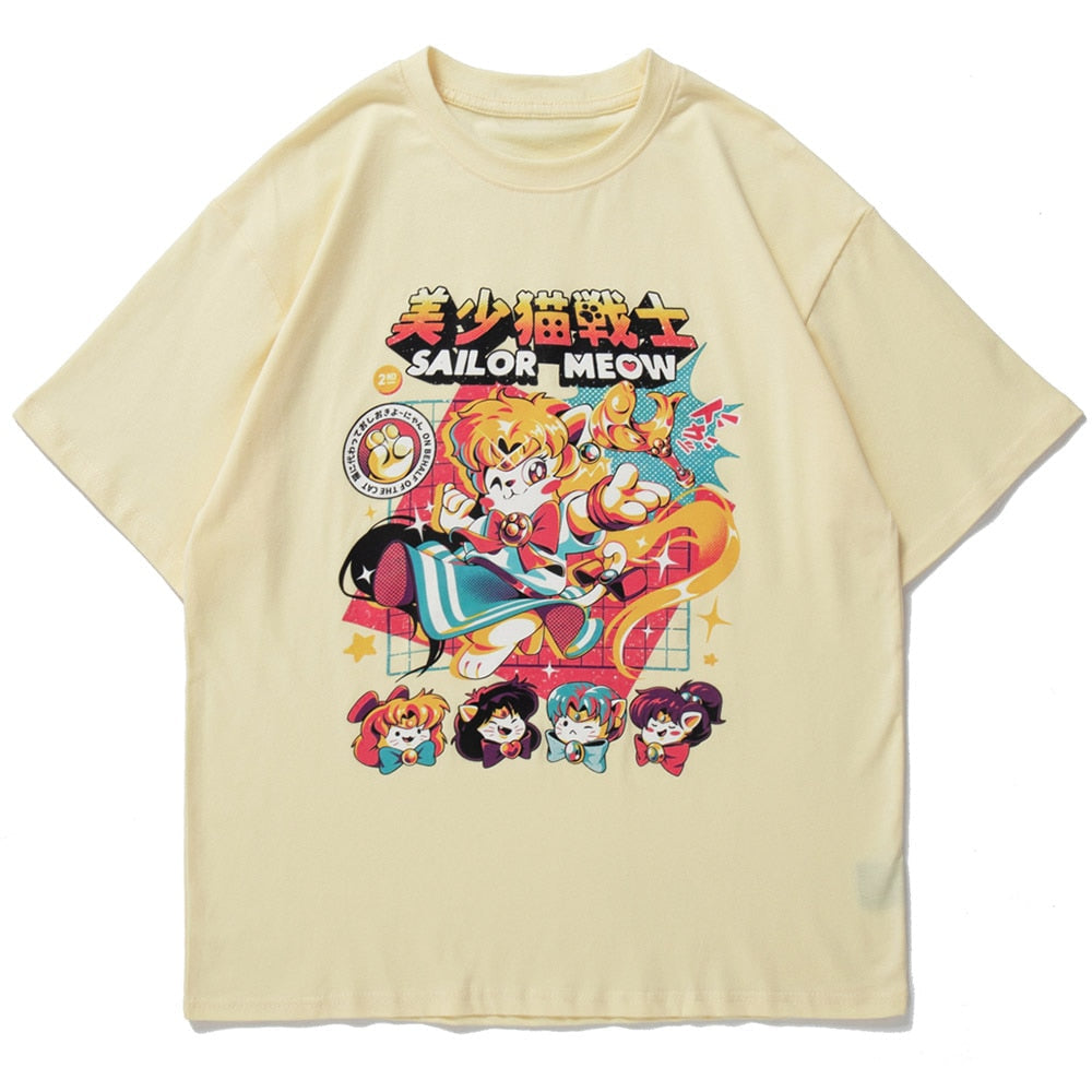 "Sail Away" Graphic Unisex Streetwear Vintage Women Men Y2K T-Shirt