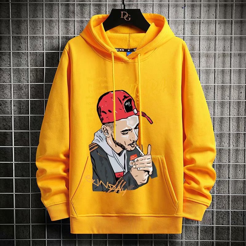 "Sunday" Graphic Unisex Streetwear Vintage Women Men Y2K Hoodie