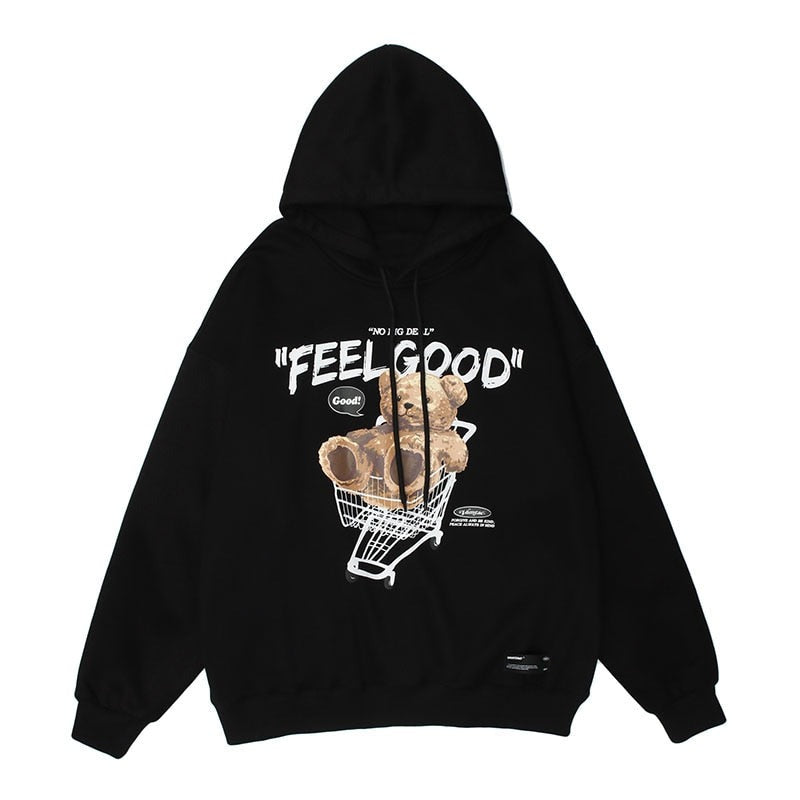 "Finally Good" Unisex Men Women Streetwear Graphic Hoodie