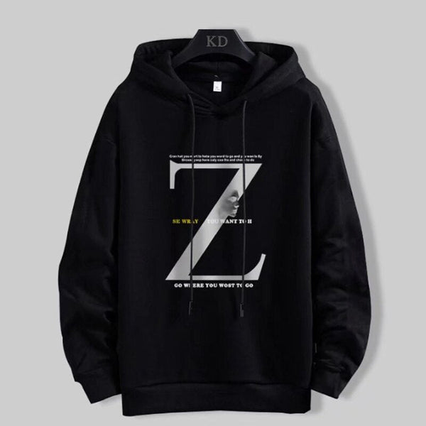 "Z Made" Graphic Unisex Streetwear Vintage Women Men Y2K Hoodie