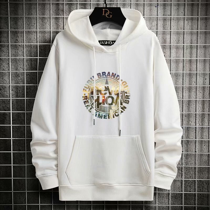 "Golden Sign" Graphic Unisex Streetwear Women Men Y2K Hoodie