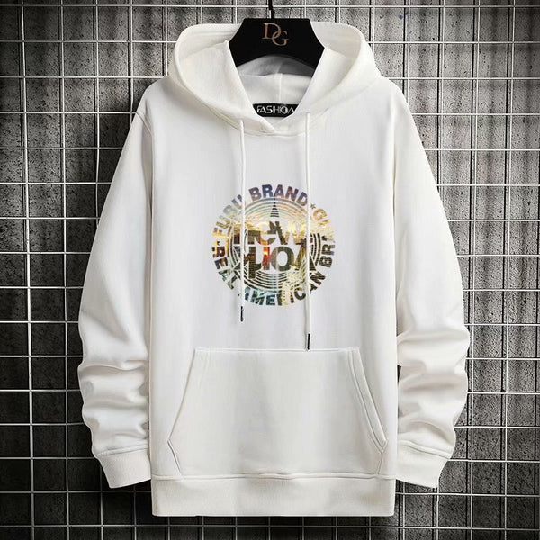 "Golden Sign" Graphic Unisex Streetwear Women Men Y2K Hoodie