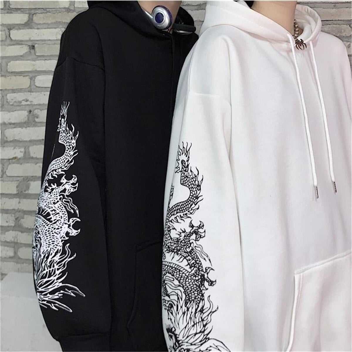 "Keep It Tight" Graphic Unisex Streetwear Vintage Women Men Y2K Hoodie