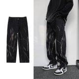 "Ice Cold" Graphic Unisex Streetwear Women Men Y2K Hip-Hop Pants