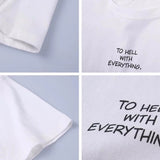 "For Everything" Graphic Unisex Streetwear Women Men Y2K T-Shirt