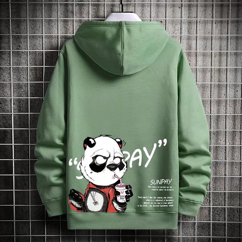 "Soda Drinking" Graphic Unisex Streetwear Vintage Women Men Y2K Hoodie