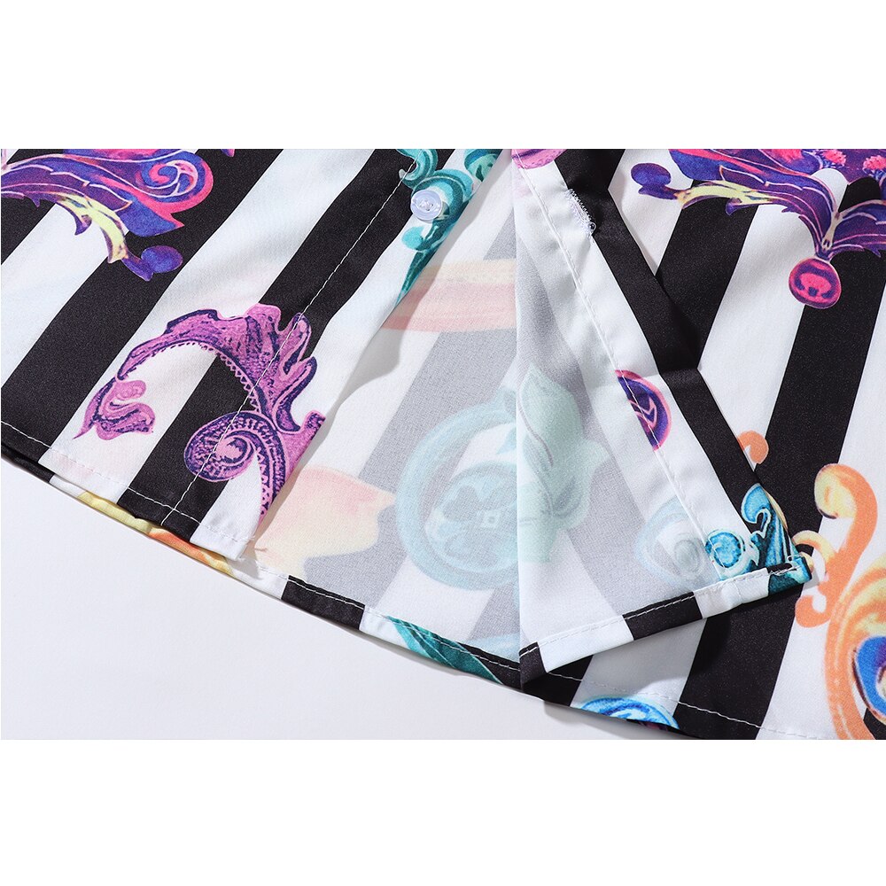 "Spades" Graphic Unisex Streetwear Vintage Women Men Y2K Button Up Shirt
