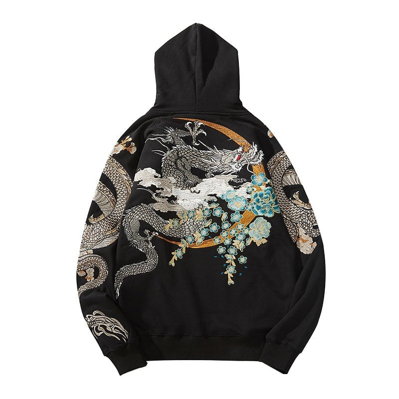 "Diamond Dragon" Unisex Men Women Streetwear Graphic Hoodie
