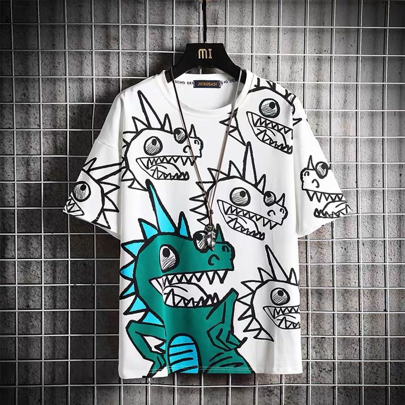 "Doodlesaur" Unisex Men Women Streetwear Graphic T-Shirt