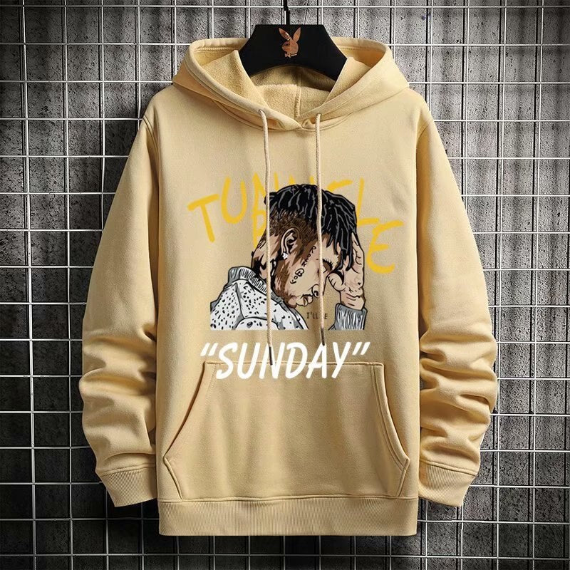 "Sunday Headace" Graphic Unisex Streetwear Vintage Women Men Y2K Hoodie